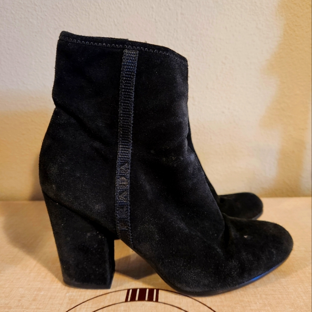 Black Prada Booties